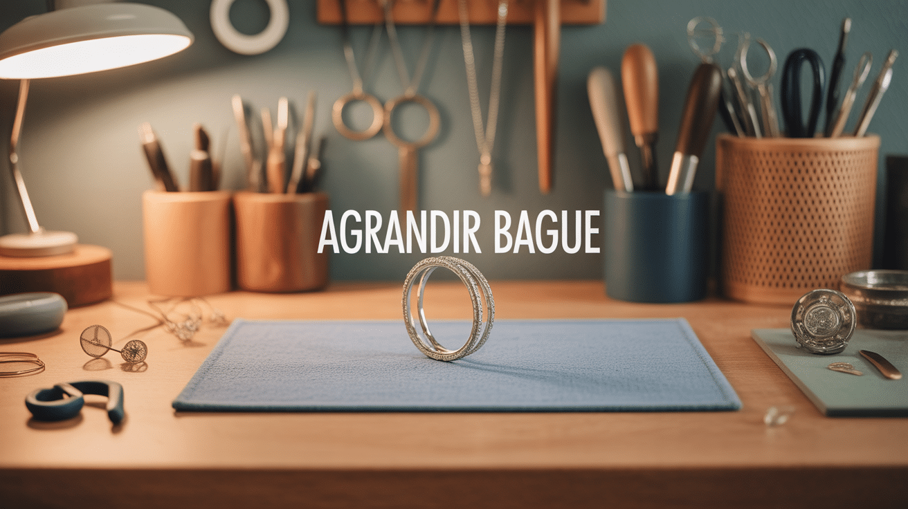 atelier bijoux agrandir bague coussin outils