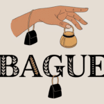 Main stylisée avec bagues, signification par doigt