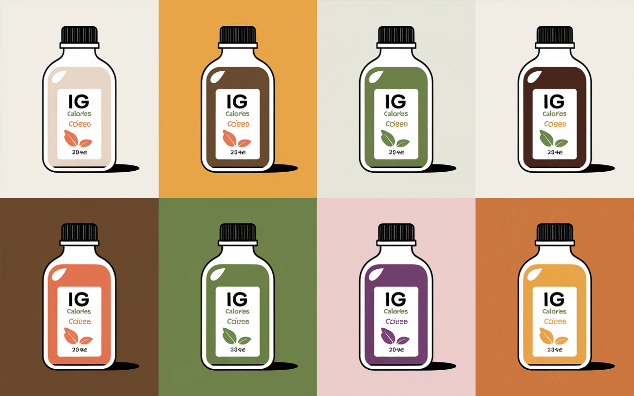comparatif sirop minceur ig calories bio vegan flacons