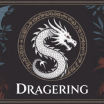 bague dragon stylisee motifs viking fantasy dragering