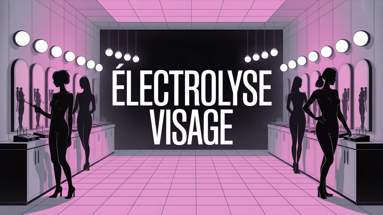 Salle d'esthetique electrolyse visage instruments ambience rassurante