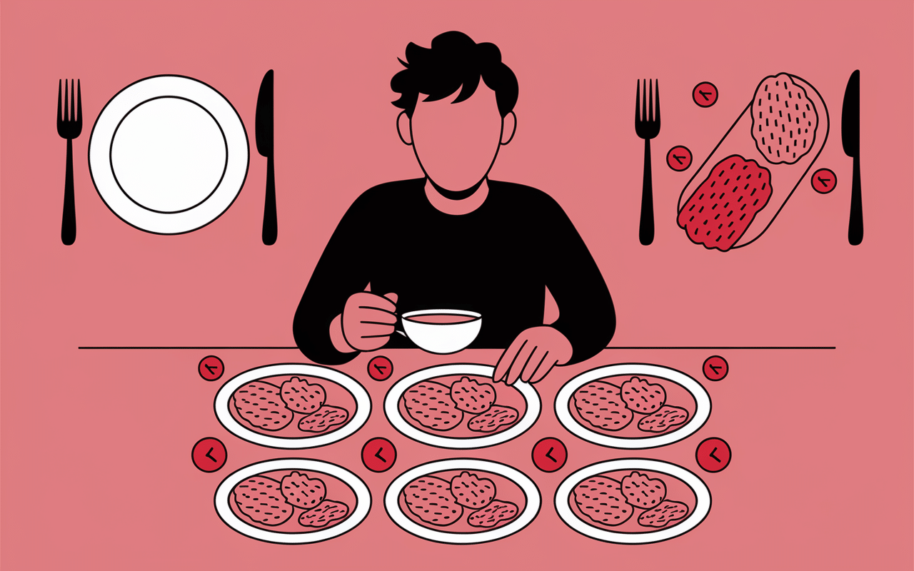 erreurs perte de poids assiette vide routine monotone