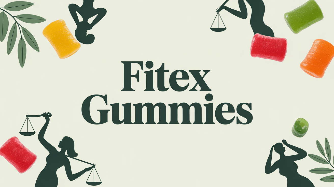 Fitex gummies boite et balance perte de poids