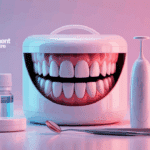 Kit blanchiment dentaire maison avec LED gel bandes