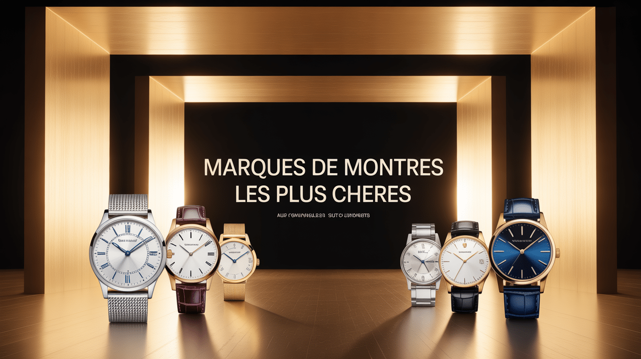 Collection de montres de luxe, diamants et or, marques de montres les plus cheres