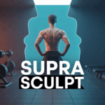 Personnage silhouette centre fitness supra sculpt