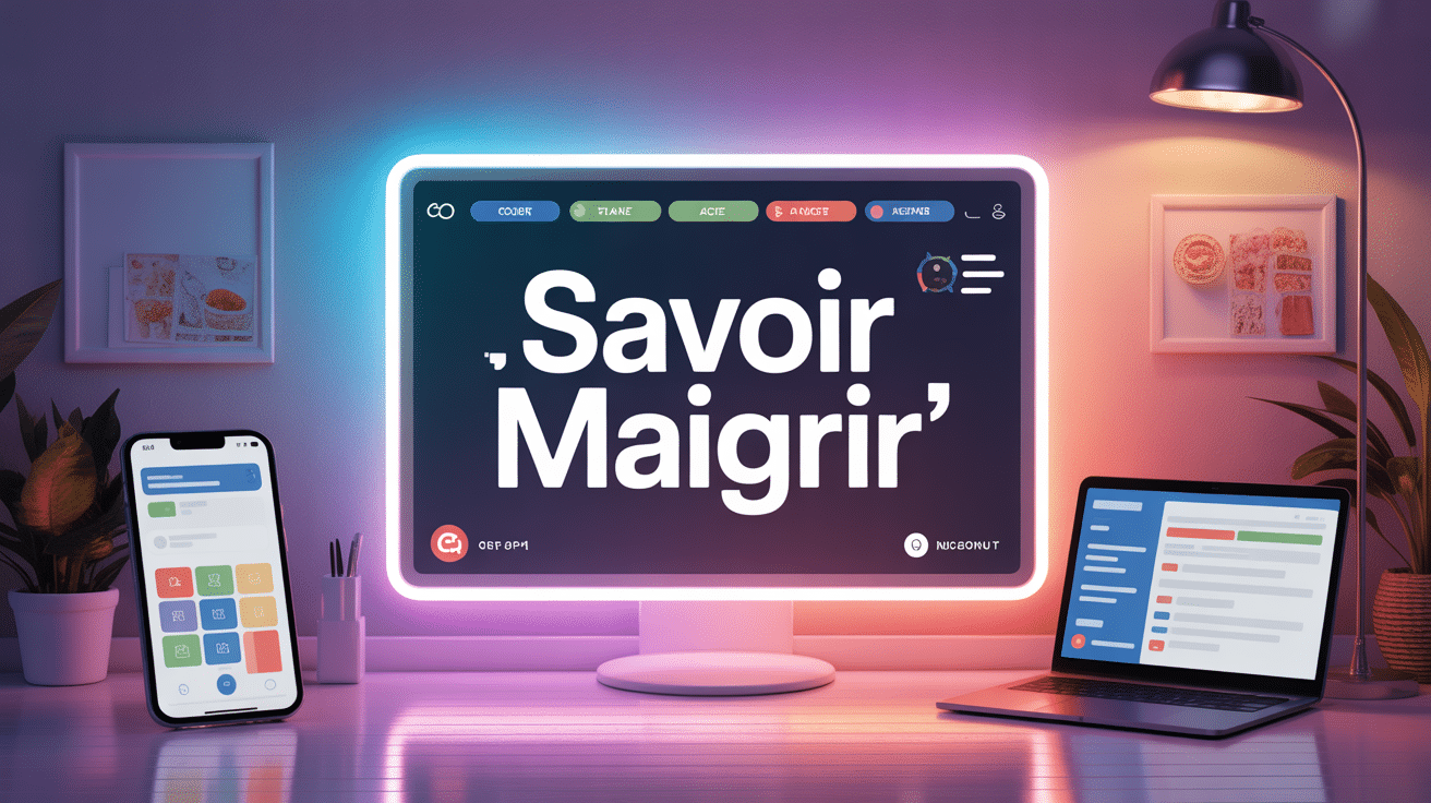 tableau de bord digital savoir maigrir sur smartphone et ordinateur