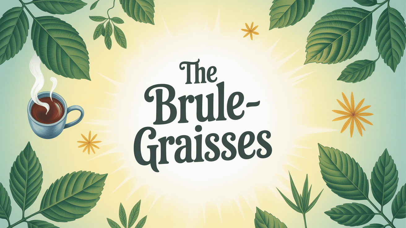 the brule graisses illustration tasse et silhouette mince