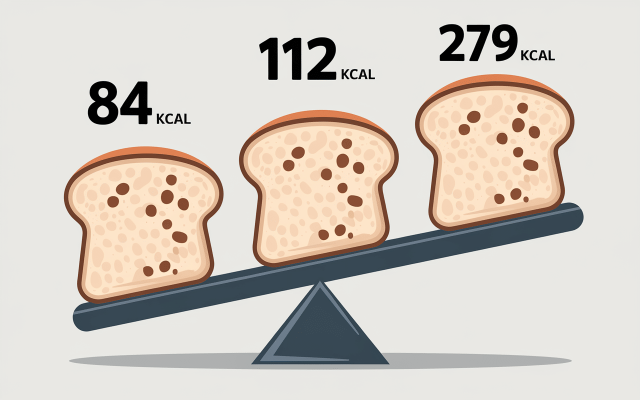 calories pain complet valeurs tranche balance