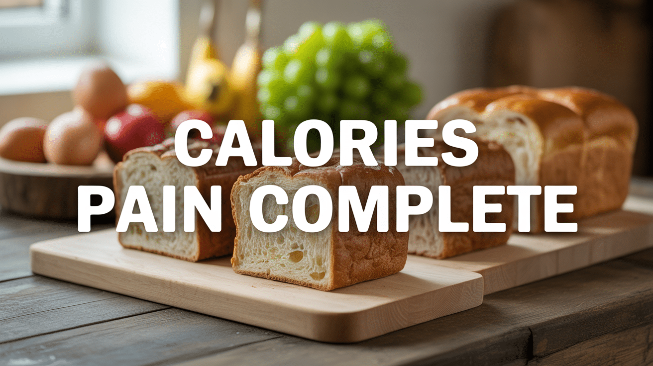 calories pain complet tranches pain table familiale