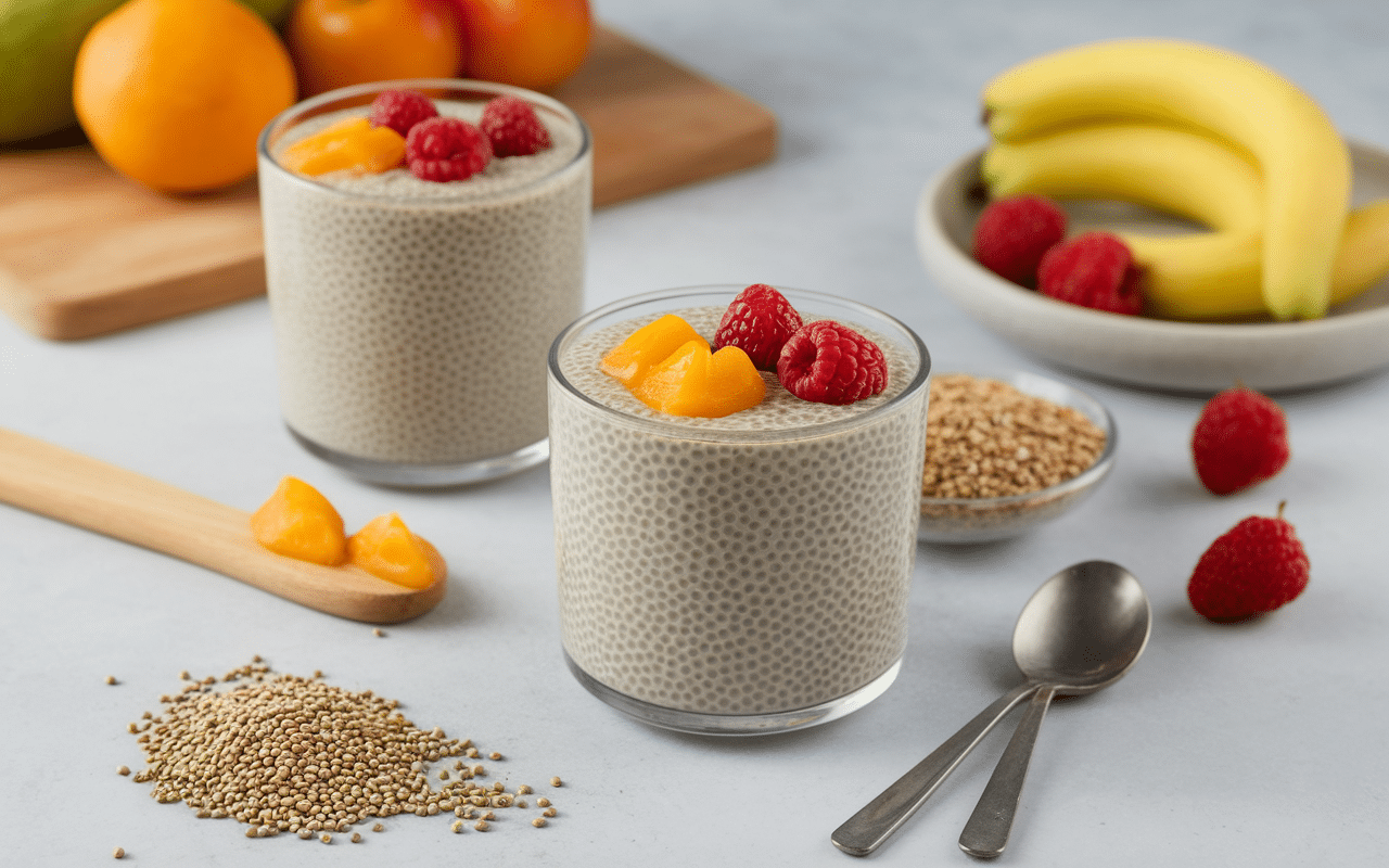recette pudding chia etapes trempage gelification