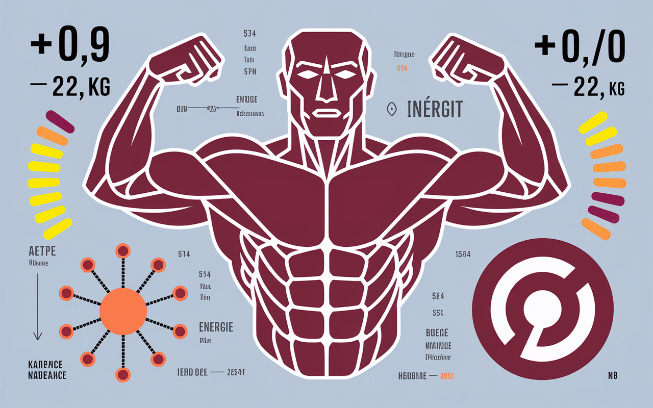schéma créatine muscle atp force prise masse