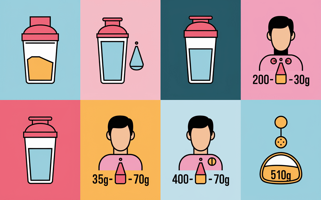 Tableau dosage prise complements alimentaires musculation