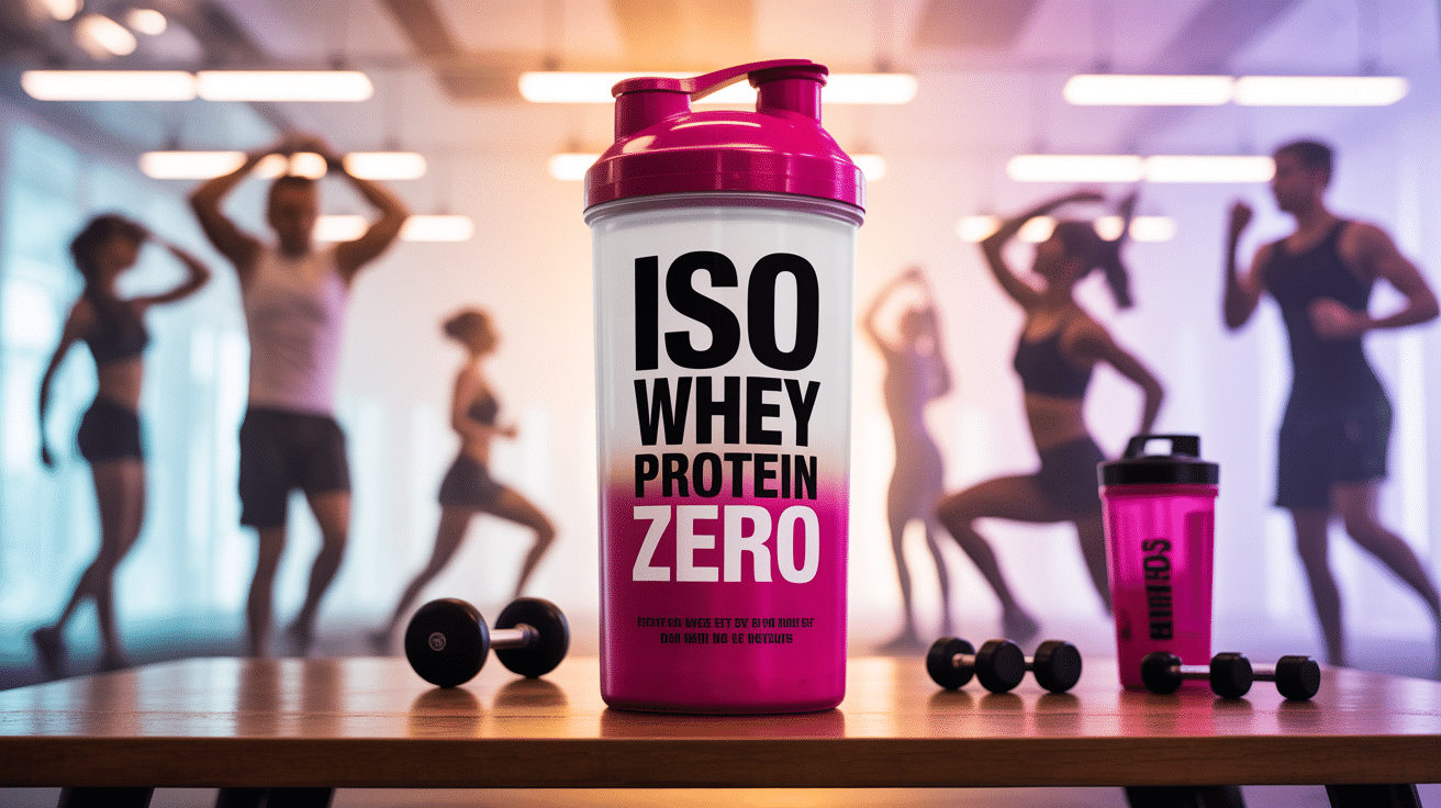 Iso Whey Protein Zero shakers haltères fitness
