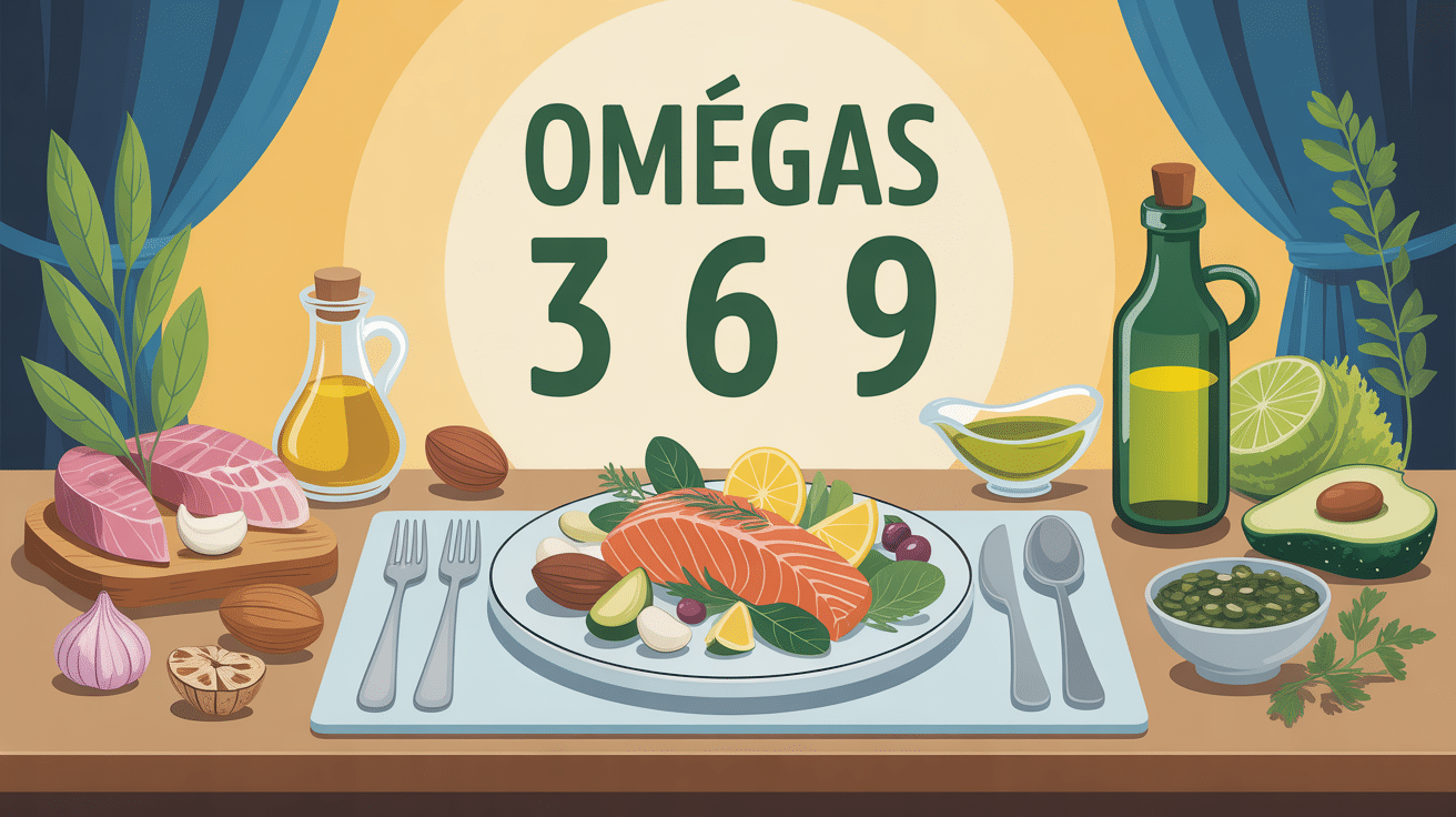 assiette omega 3 6 9 aliments sante