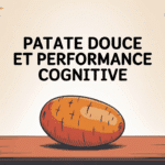 Patate douce orange avec titre performance cognitive