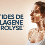 Illustration peptides de collagene hydrolyse bien etre adulte