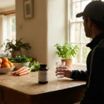 photo flacon brulafine table fruits silhouette active