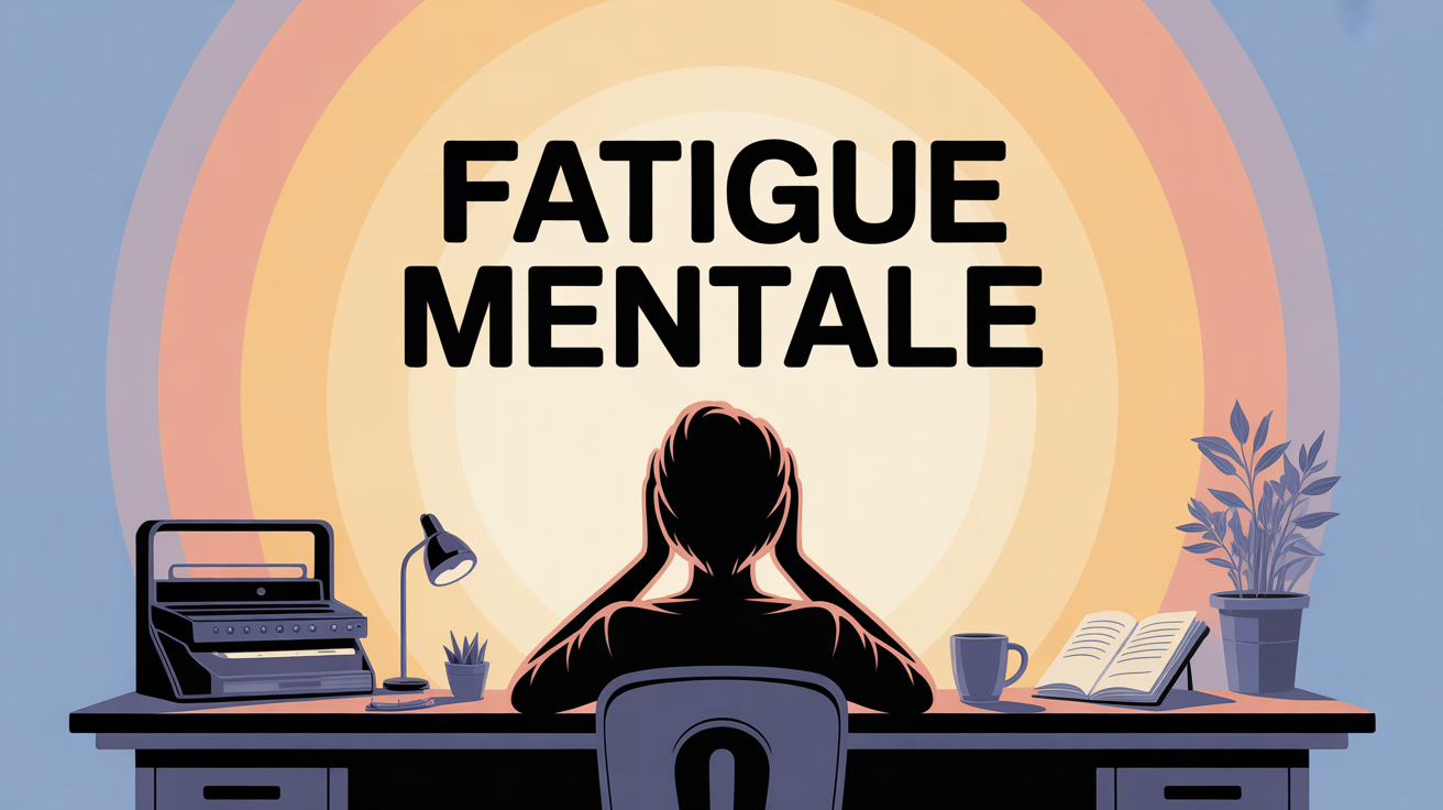 silhouette cherche a retrouver de l energie mentale