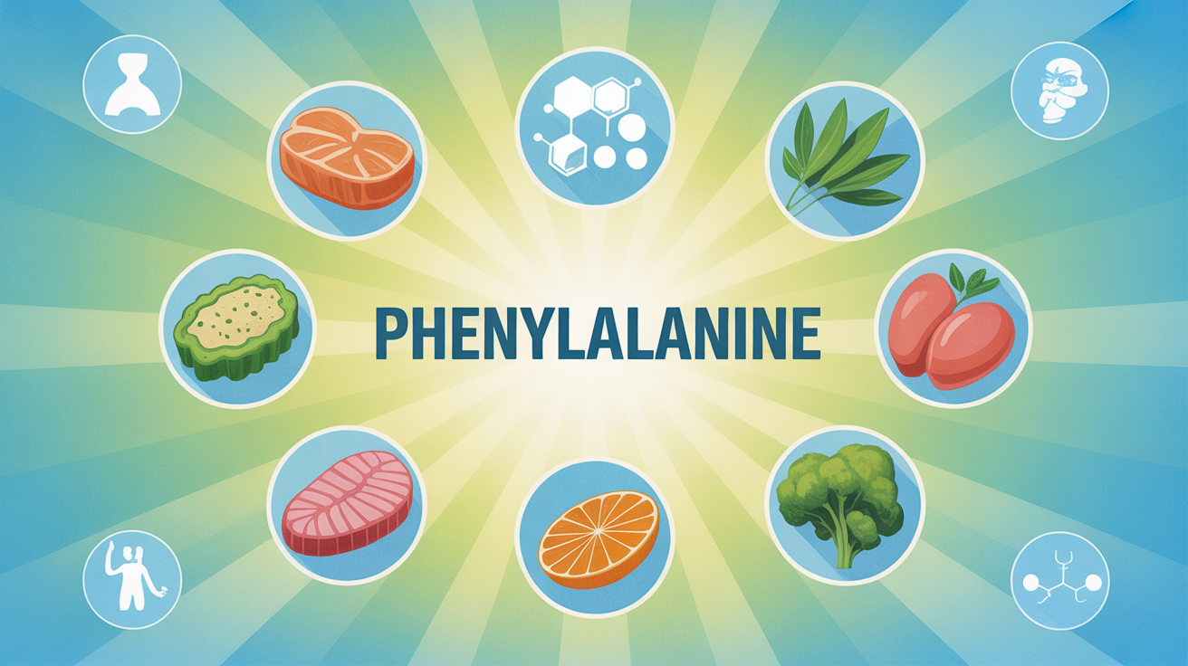 illustration aliments riches en phenylalanine