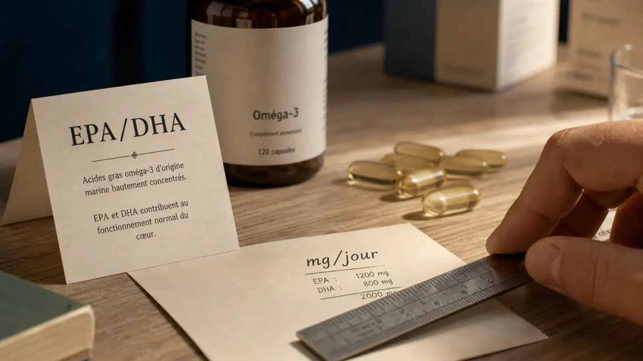 Combien de gelule omega 3 par jour : EPA DHA, seuil 3 g à surveiller