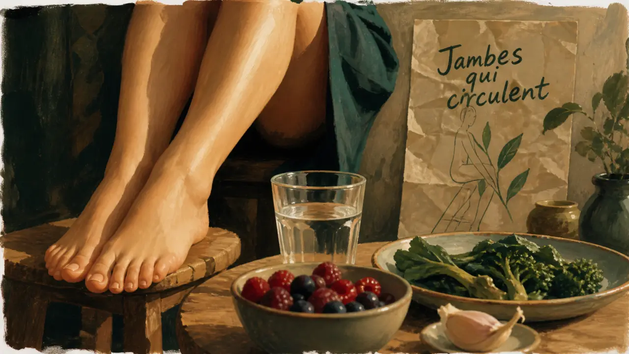Comment augmenter le flux sanguin naturellement : marche et aliments, jambes et chevilles