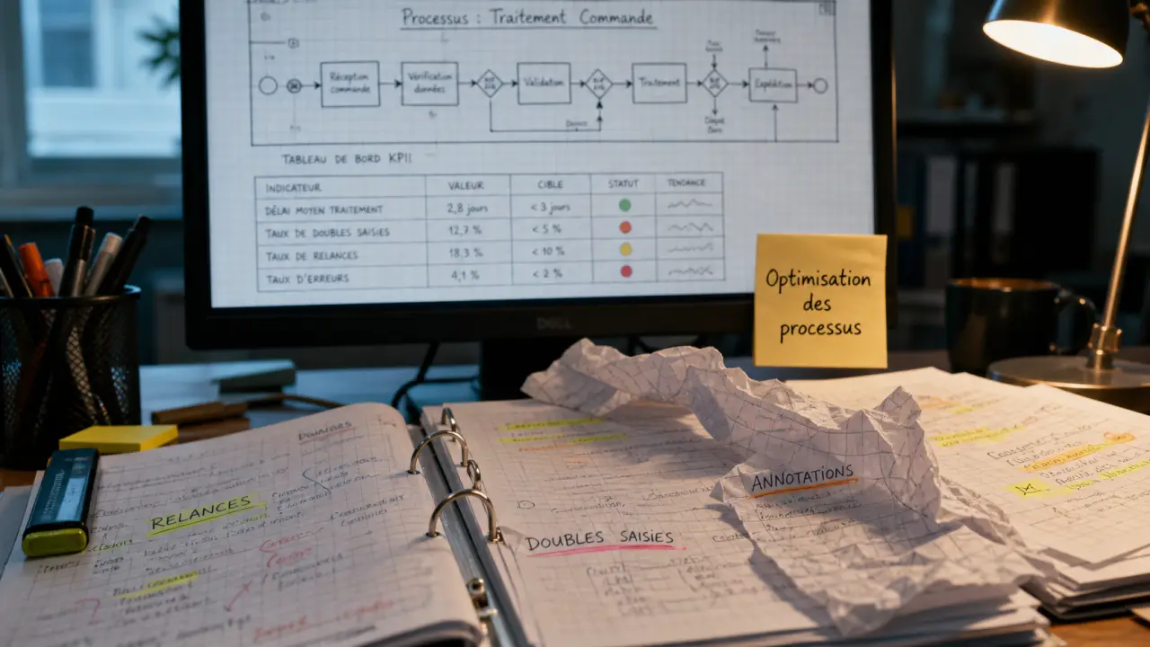 Optimiser les processus : cartographie BPMN, KPI et automatisation ciblée en bureau